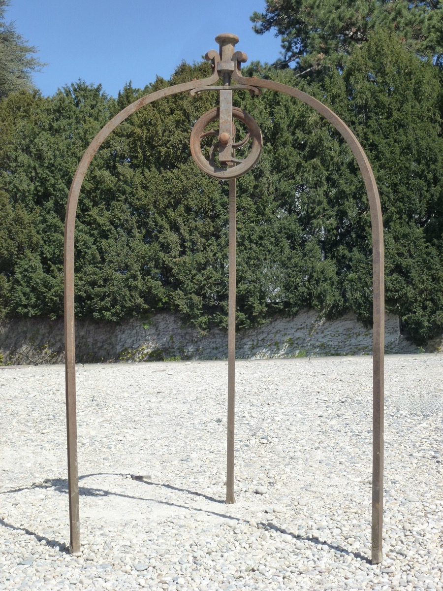 Antique well, Edge well  - Wrought iron - Rustic country - XIXthC.