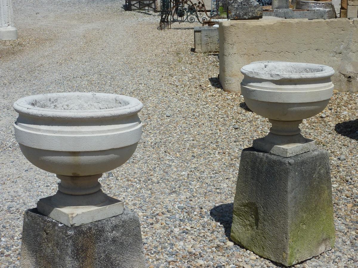 Antique urn  - Stone - Napoléon III - XIXthC.