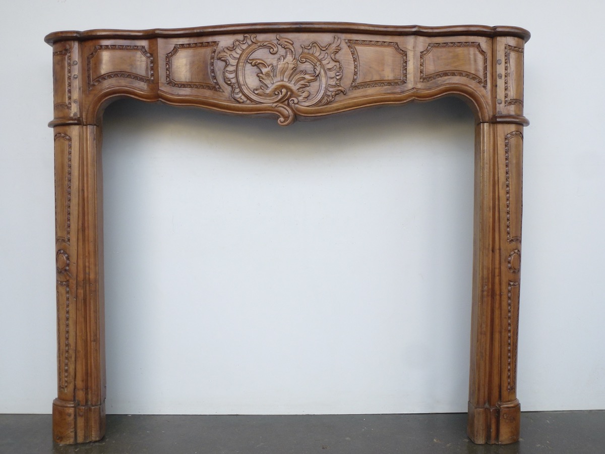 Antique fireplace  - Wood - Louis XV - XVIIIthC.