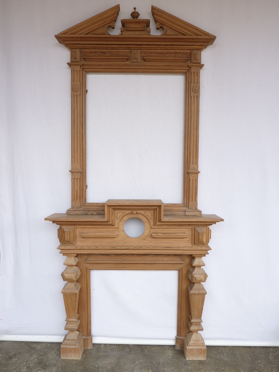 Antique fireplace  - Wood - Néo-classique - XIXthC.