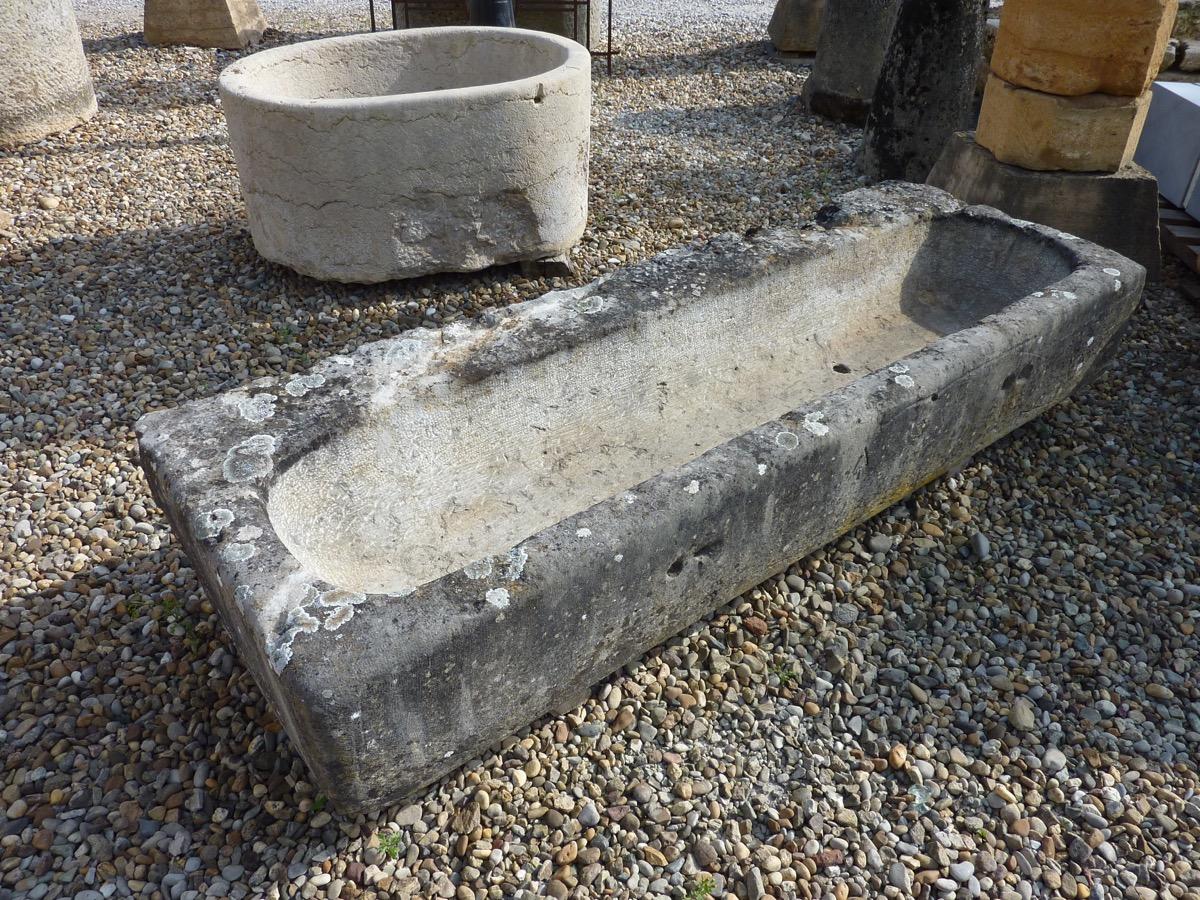 Antique trough  - Stone - Rustic country - XVIIth C.